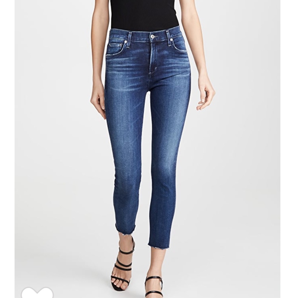 Agolde Sophie High Rise Skinny Crop Jeans